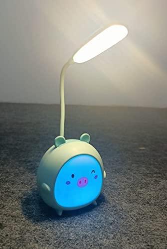 Cute Cartoon Desk Lamp – Rechargeable & Adjustable Night Light - City Shop