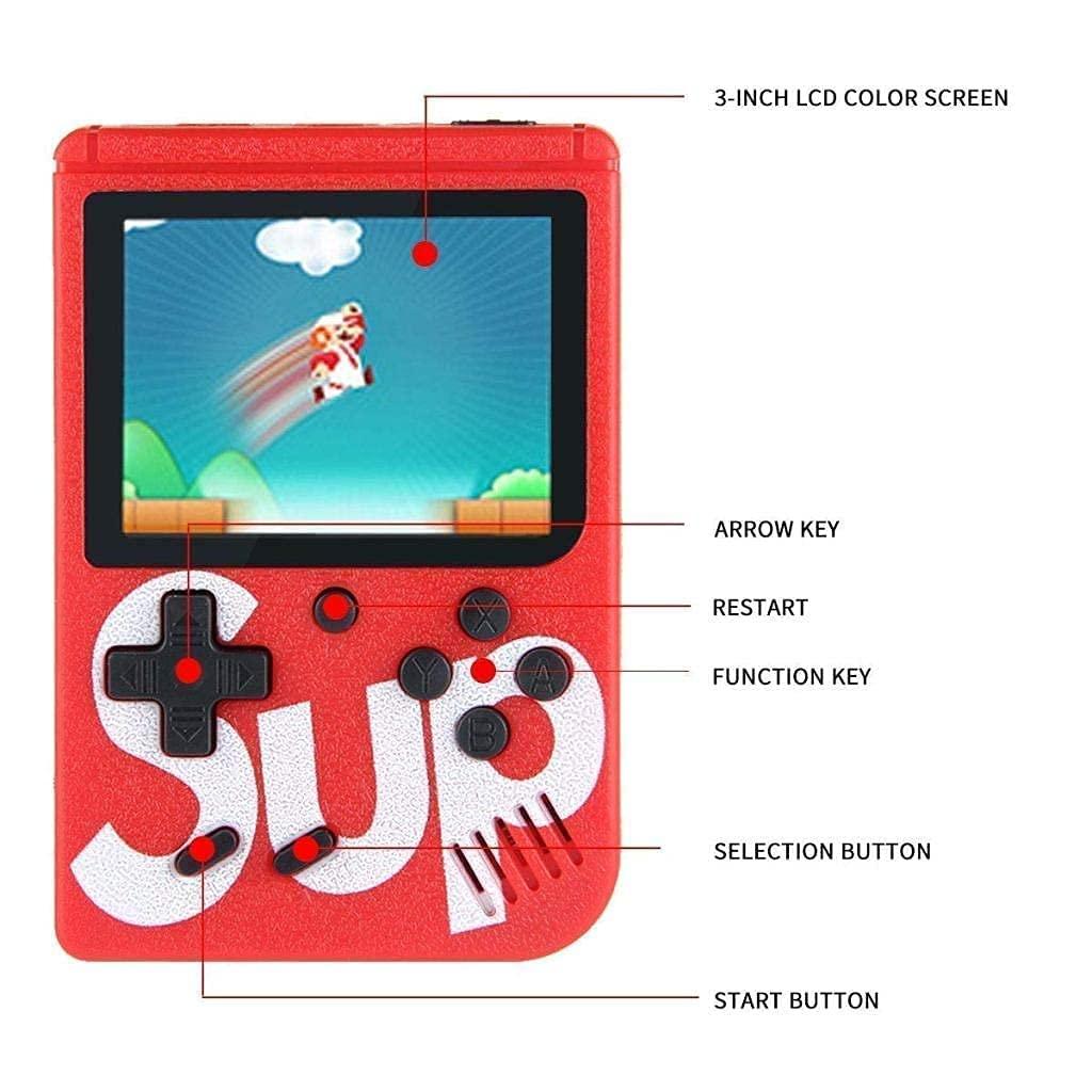 400-in-1 Portable Retro Game Console – LED Screen & USB Rechargeable - City Shop