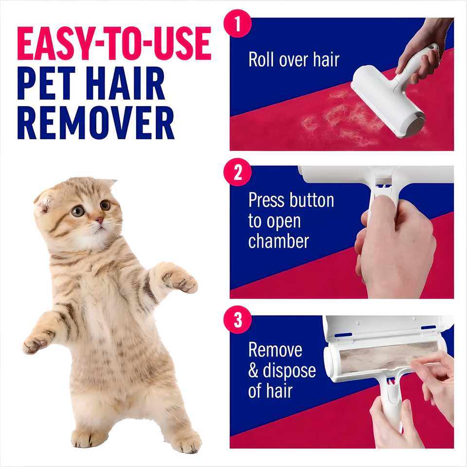 Pet Hair Remover Roller – Reusable Lint Roller - City Shop