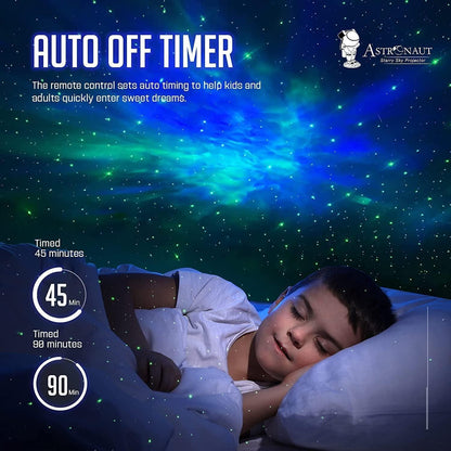 Astronaut Galaxy Projector – 360° Rotation & Remote Control - City Shop