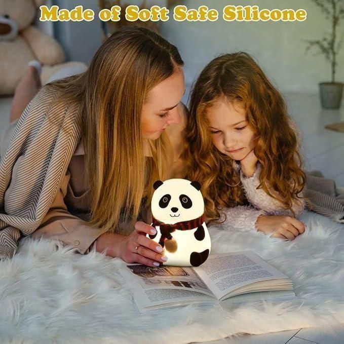 Cute Panda Night Light – Soothing Lamp for Kids' Cozy Sleep - City Shop