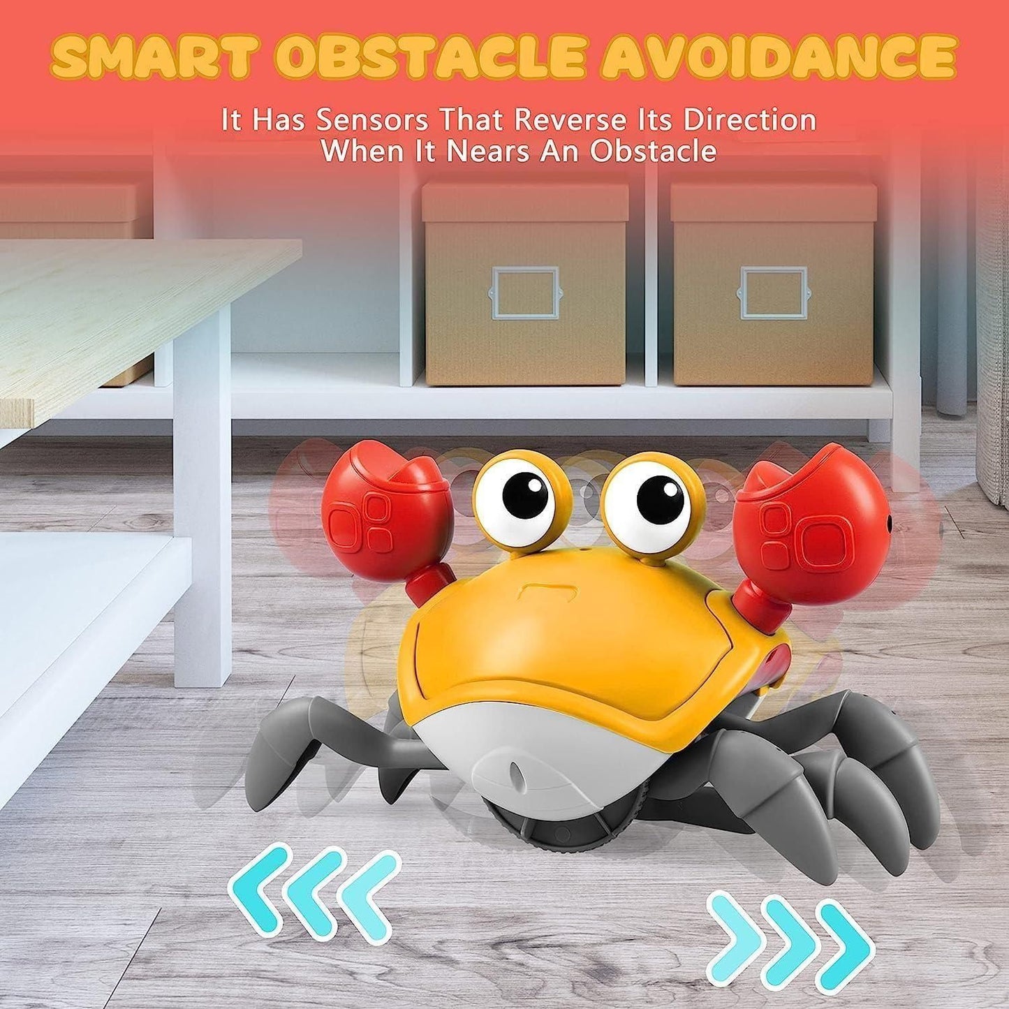 Cute Dancing Crab Toy – USB Rechargeable & Interactive Fun - City Shop