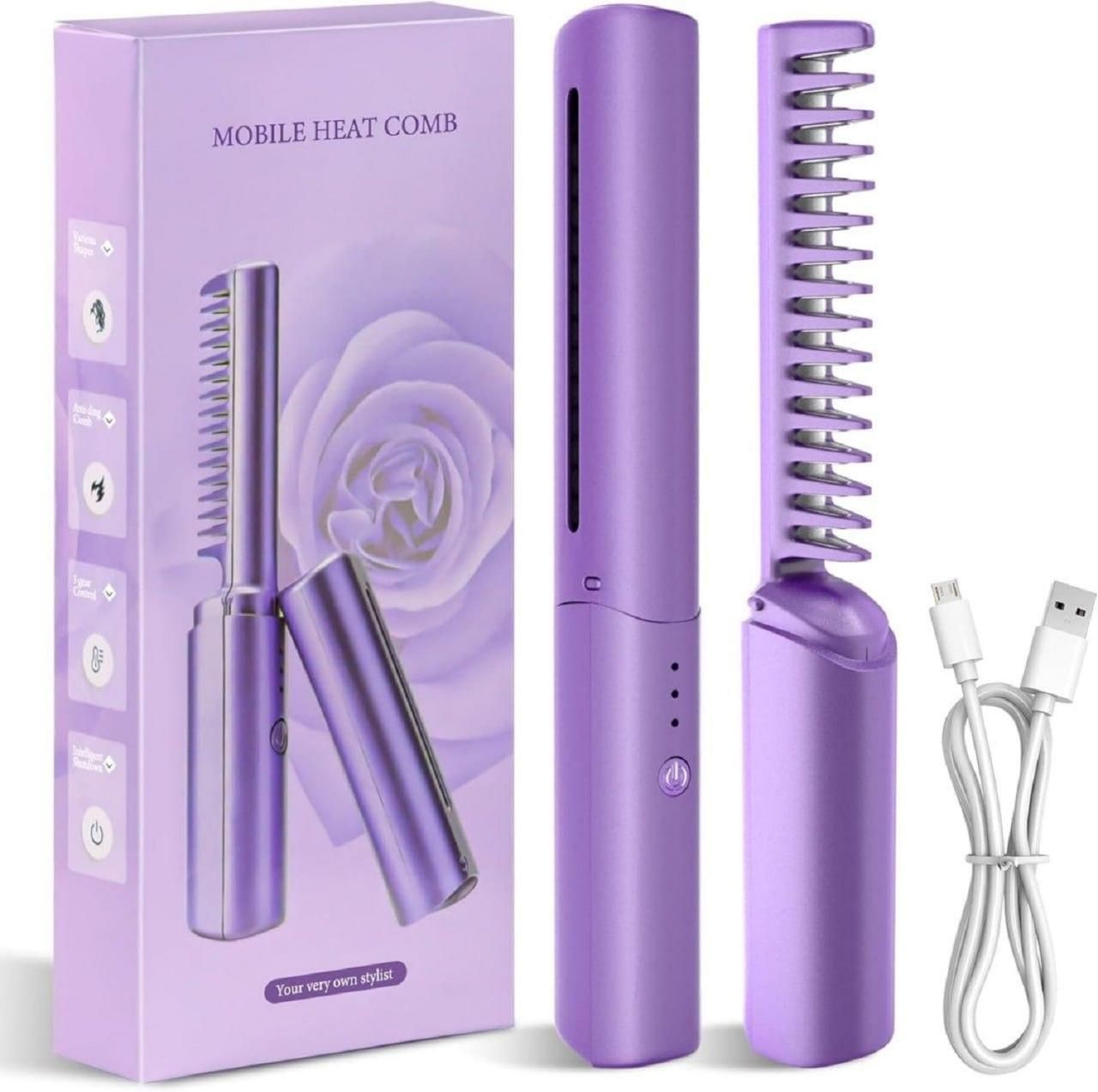 Portable Mini Hair Straightener – Cordless & Rechargeable - City Shop