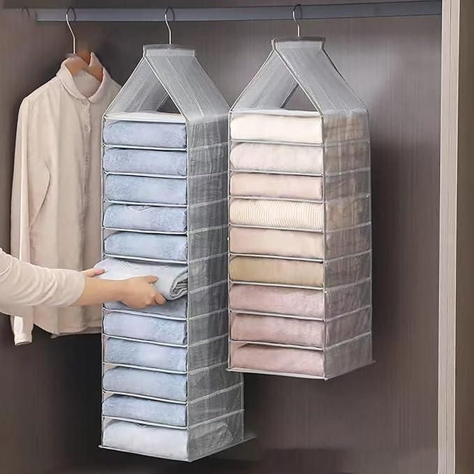 Hanging Closet Foldable Organizer 6 Slots - City Shop