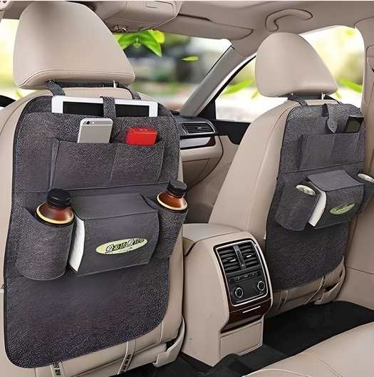 Car Back Seat Storage Organizer – Keep Your Vehicle Tidy & Organized - City Shop