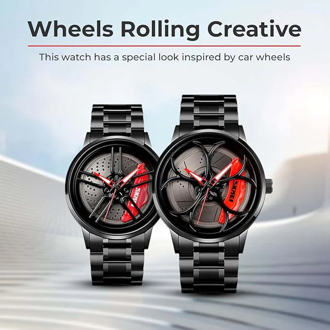 Stereoscopic Car Wheel Watch